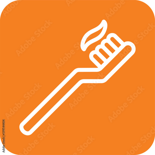 Toothbrush Vector Icon Design Illustration