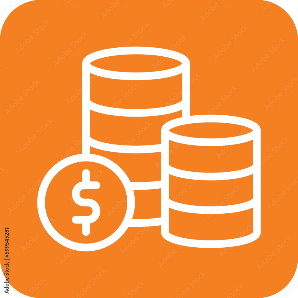 Coins Vector Icon Design Illustration Coins Vector Icon Design Illustration