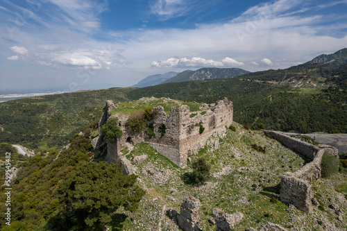 Old castle  Yogurtcu Castle, Manisa - Turkey © mylasa