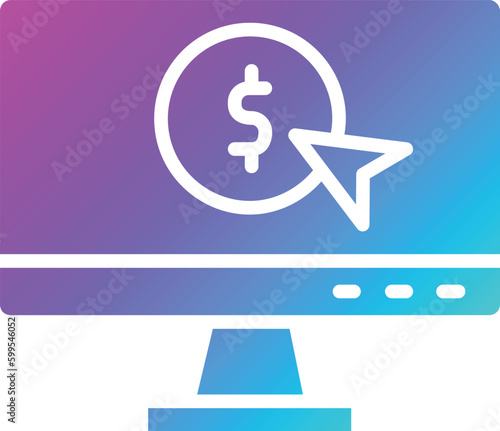 Pay per click Vector Icon Design Illustration