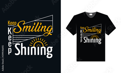 best typography t shirt design with inspirational quote 