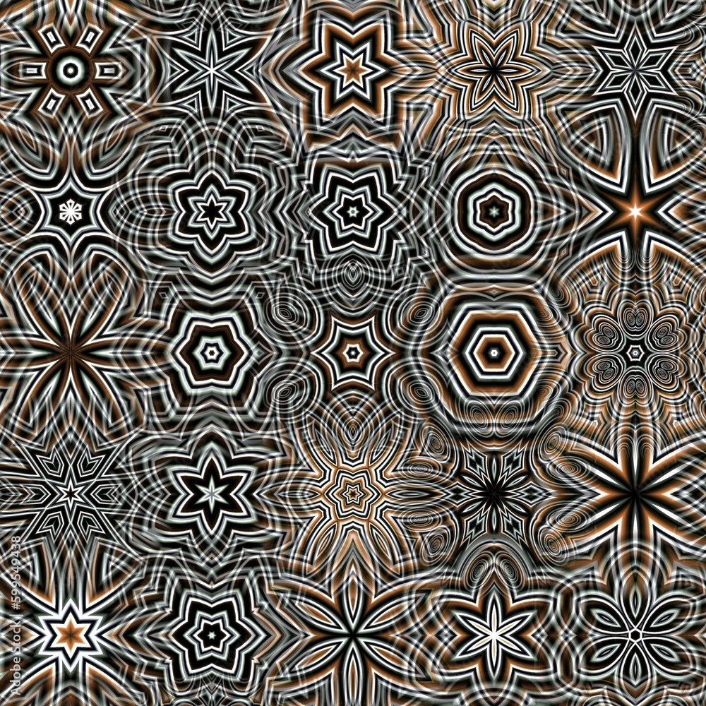 Fractal complex patterns - Mandelbrot set detail, digital artwork for ...