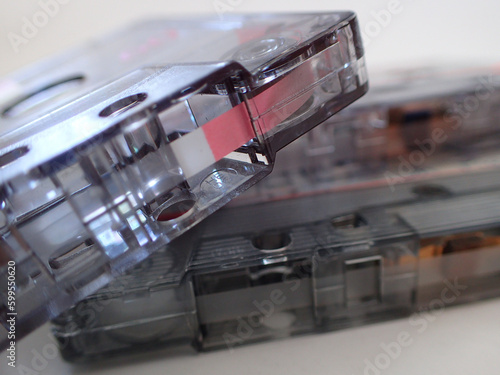 Cassette audio, gros plan de la photo. photo