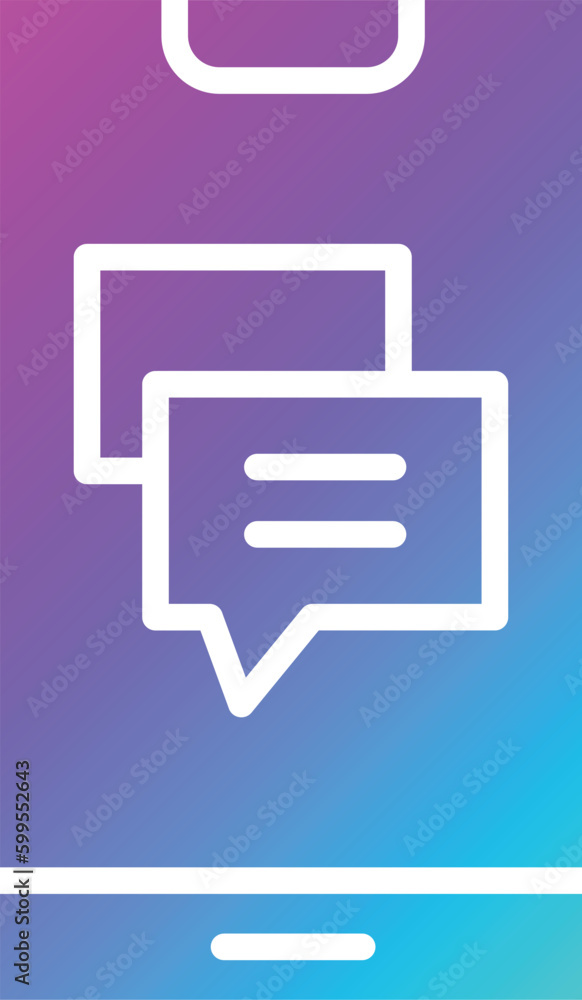 Message Vector Icon Design Illustration Message Vector Icon Design Illustration