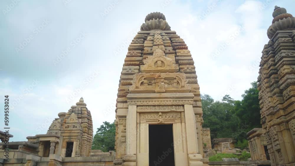 Beautiful Architecture of Ancient Gurjara Pratihara Temple at Bateshwar Group of Temples of Morena in Madhya Pradesh India Beautiful Architecture of Ancient Gurjara Pratihara Temple at Bateshwar Group of Temples of Morena in Madhya Pradesh India