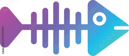 Fish tail Vector Icon Design Illustration