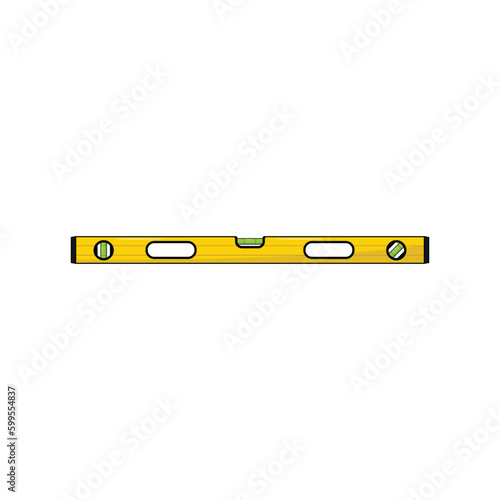 Spirit level isolated vector graphics