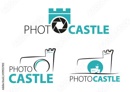 Logo for photography applied to castles, medieval and historical monuments