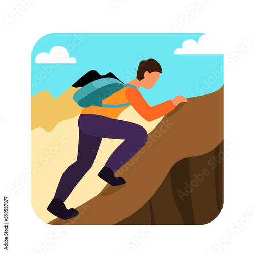 Hiking scene set_Scene 
