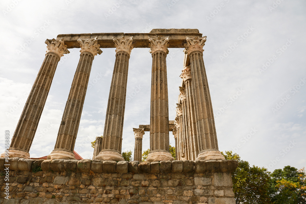The Temple of the Goddess Diana in Evora town