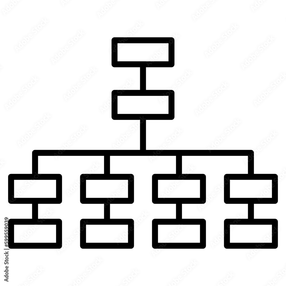 organizational structure icon organizational structure icon