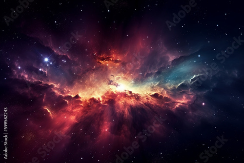 Background of galaxy and stars -Ai