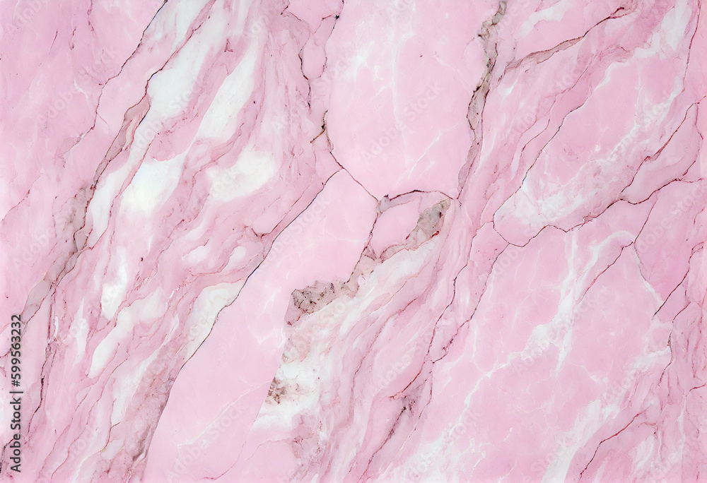 Wall pink stone marble texture background. Generative AI