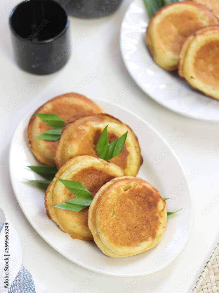 Kue Khamir or Khamir cake is a typical snack from Pamulang, Central Java which was adapted from Arabic snacks.