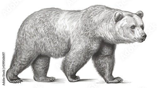 drawing of bear © Poprock3d