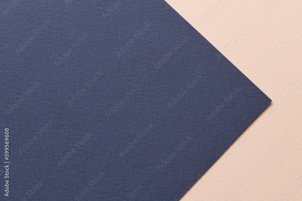 Rough kraft paper background, paper texture blue beige colors. Mockup with copy space for text Rough kraft paper background, paper texture blue beige colors. Mockup with copy space for text