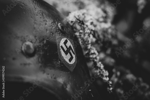 german steel helmet photo