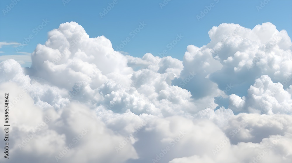 Clouds in a blue sky Clouds in a blue sky