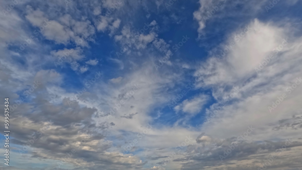 overcast rare beautiful white clouds in the summertime sky - photo of nature overcast rare beautiful white clouds in the summertime sky - photo of nature