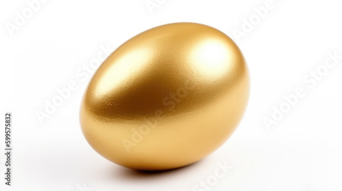 golden egg created with Generative AI technology
