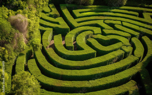 maze hedge reated with Generative AI technology