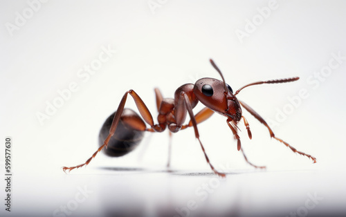 ant isolated created with Generative AI technology