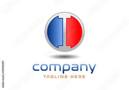 Free Download Letter I 3d in a globe logo concept. - GFXLoad