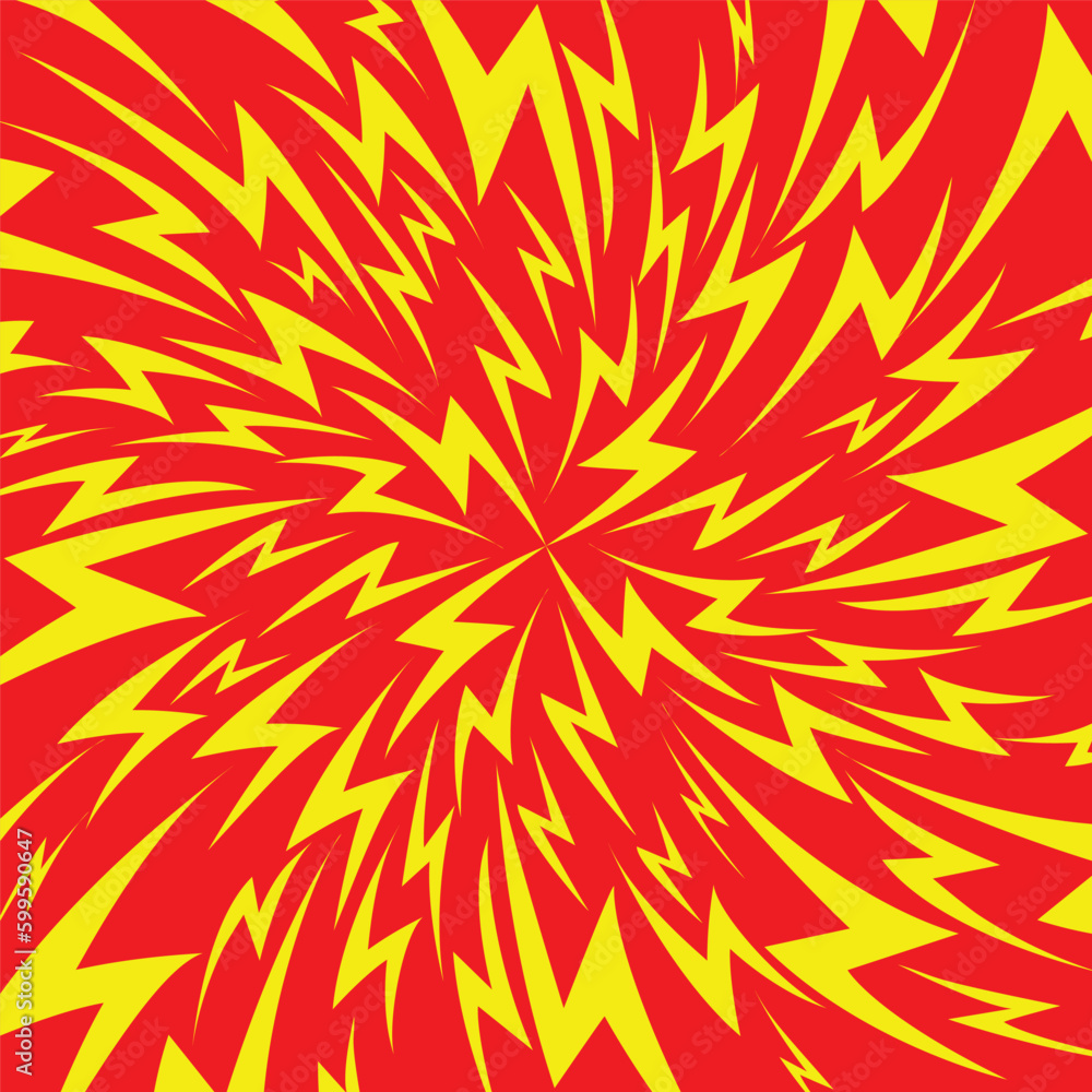 Comic pop art energetic thunder burst background Comic pop art energetic thunder burst background