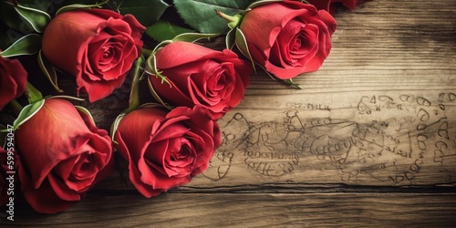 _Happy_Valentines_Day_Calligraphy_with_Red_Roses