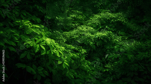                                                                                                        No.035   Twisted Jungle Vines and Lianas  A Detailed Artwork of a Dense and Lush Tropical Rainforest Generative AI