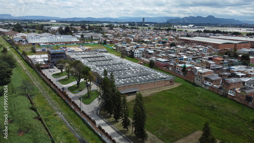 neighborhoods in the south of the city of bogota where you can see the roofs