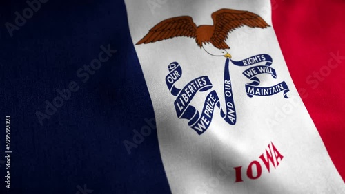 Iowa Looped Flag
