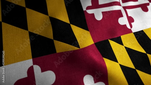 Maryland Looped Flag