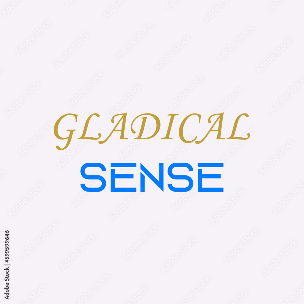 Modern Gladical sense Company Logo