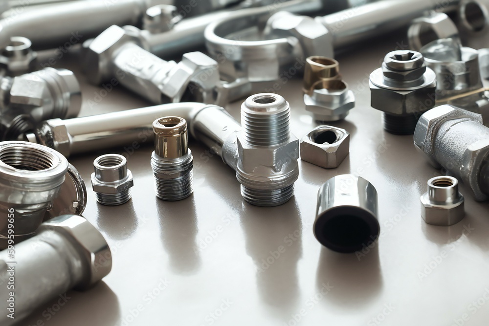 Plumbing tools and equipment. Generative AI Plumbing tools and equipment. Generative AI