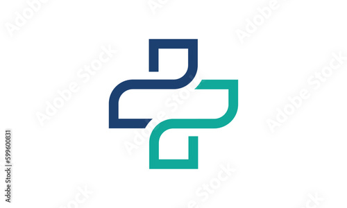 Medical logo, cross logo, medical center logo, health symbols