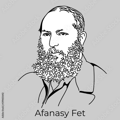 Afanasy Fet was a Russian poet-lyricist and translator, memoirist, corresponding member of the St. Petersburg Academy of Sciences, and prose writer. Vector
