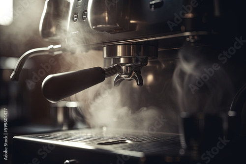 Coffee Machine with Steam - Generative Ai