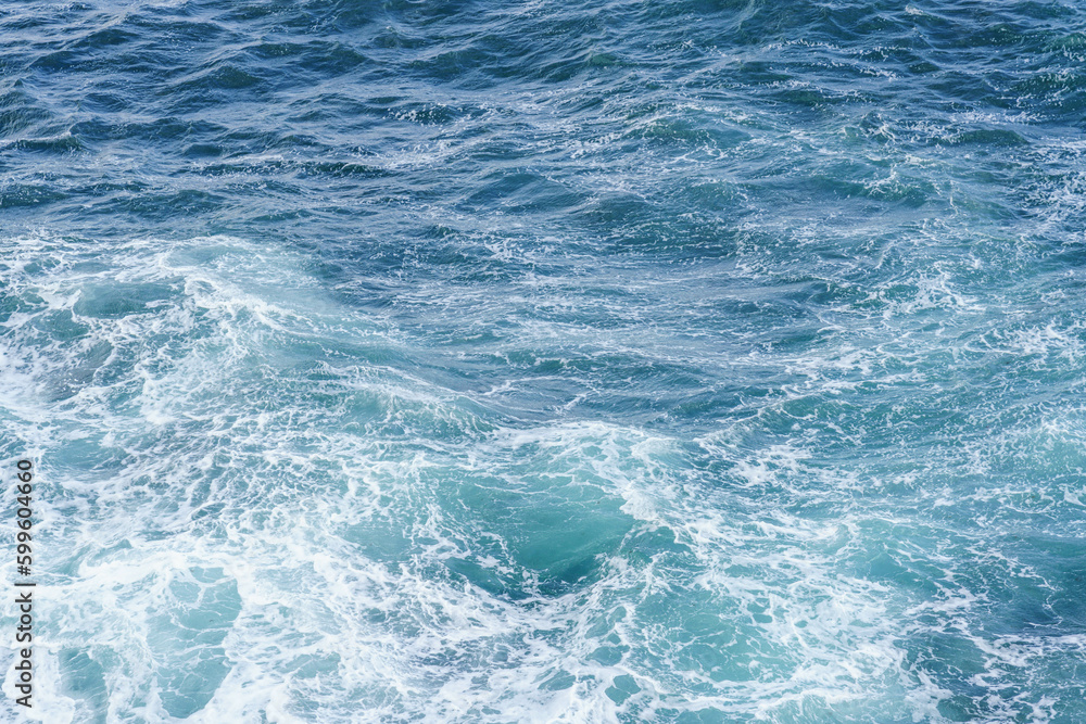sea ​​waves, sea surface background