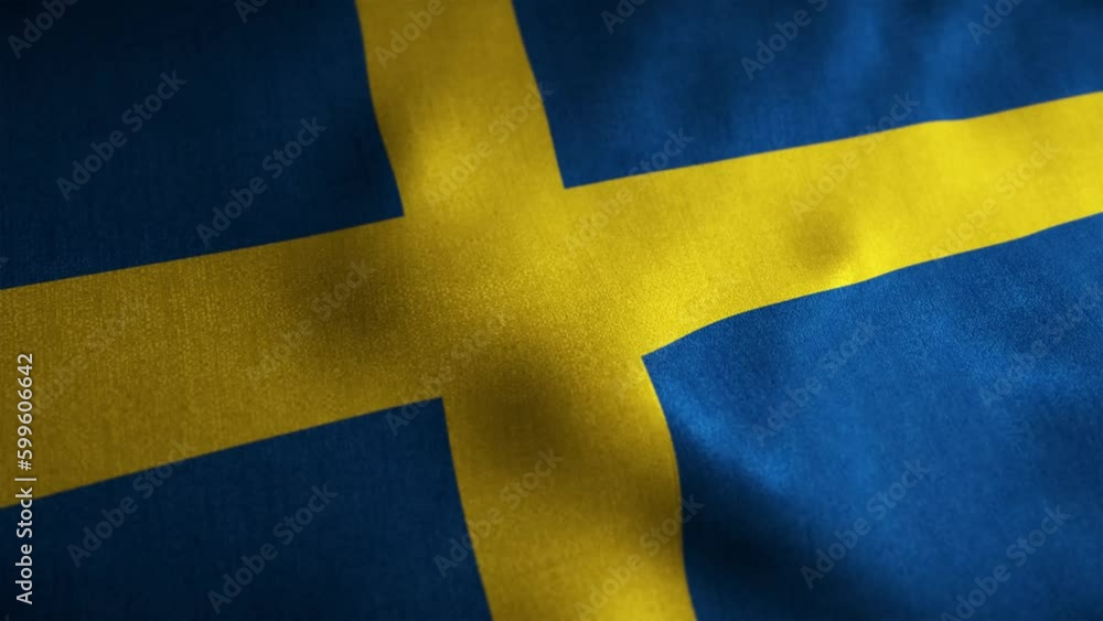 Sweden Looped Flag Sweden Looped Flag