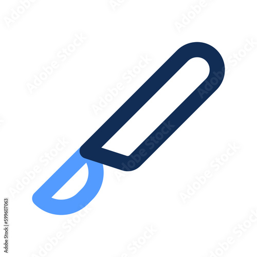 scalpel outline color icon