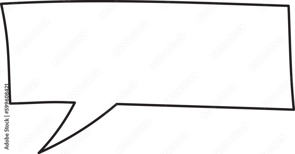Rectangular Speech Bubble Rectangular Speech Bubble