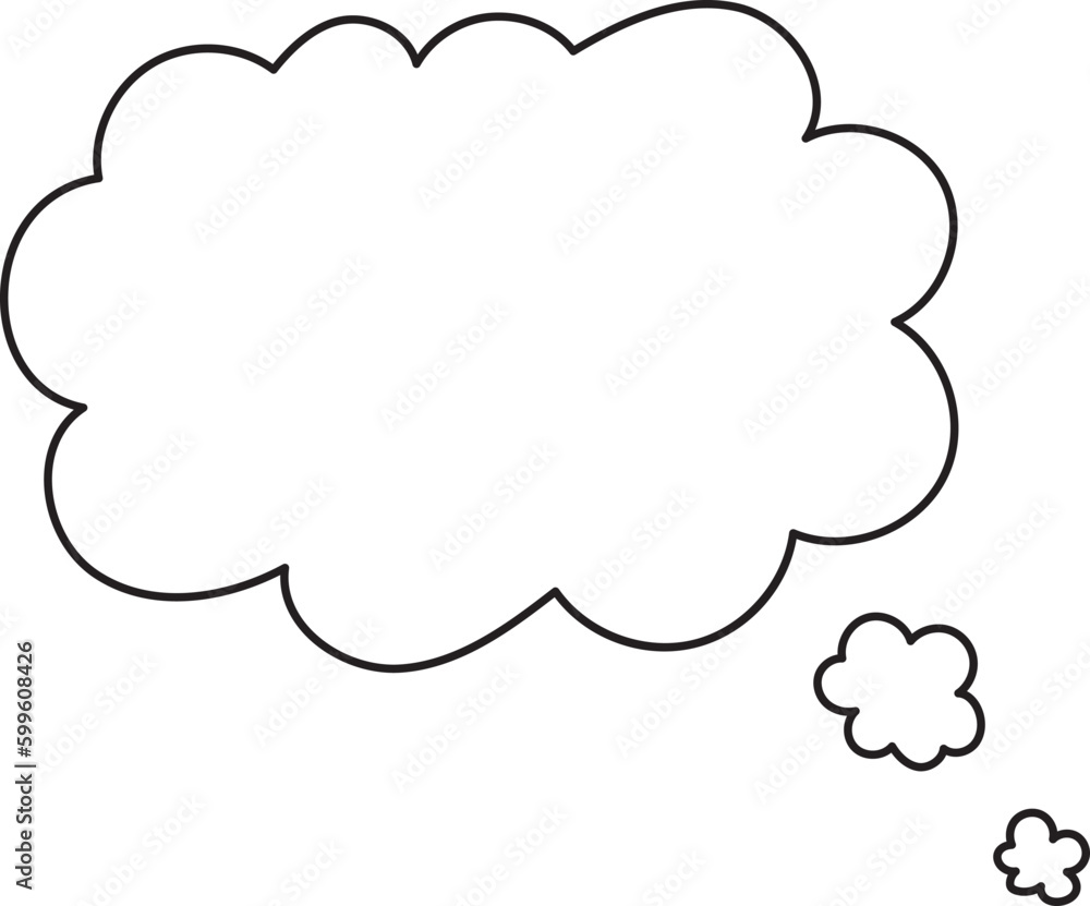 Thought Bubble Illustration Thought Bubble Illustration