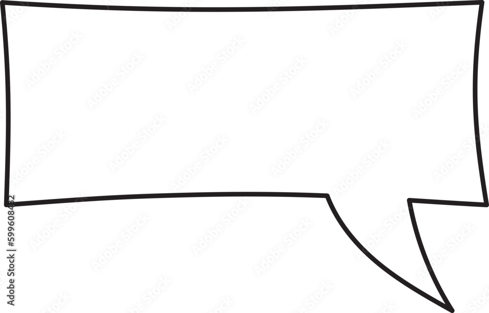 Rectangular Speech Bubble Rectangular Speech Bubble