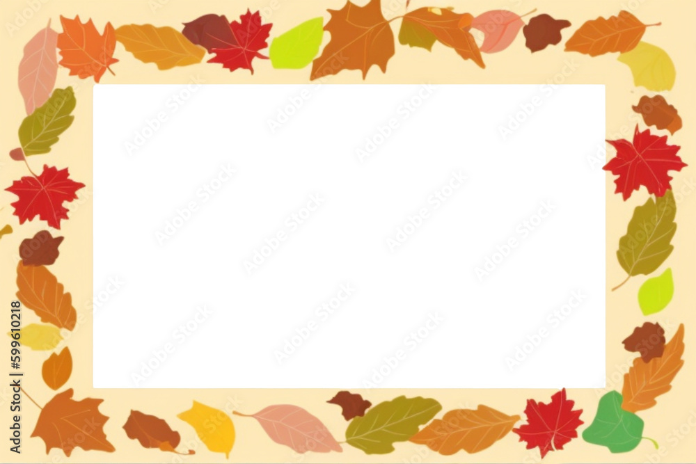 가을 단풍을 배경으로한 프레임,배경,백그라운드