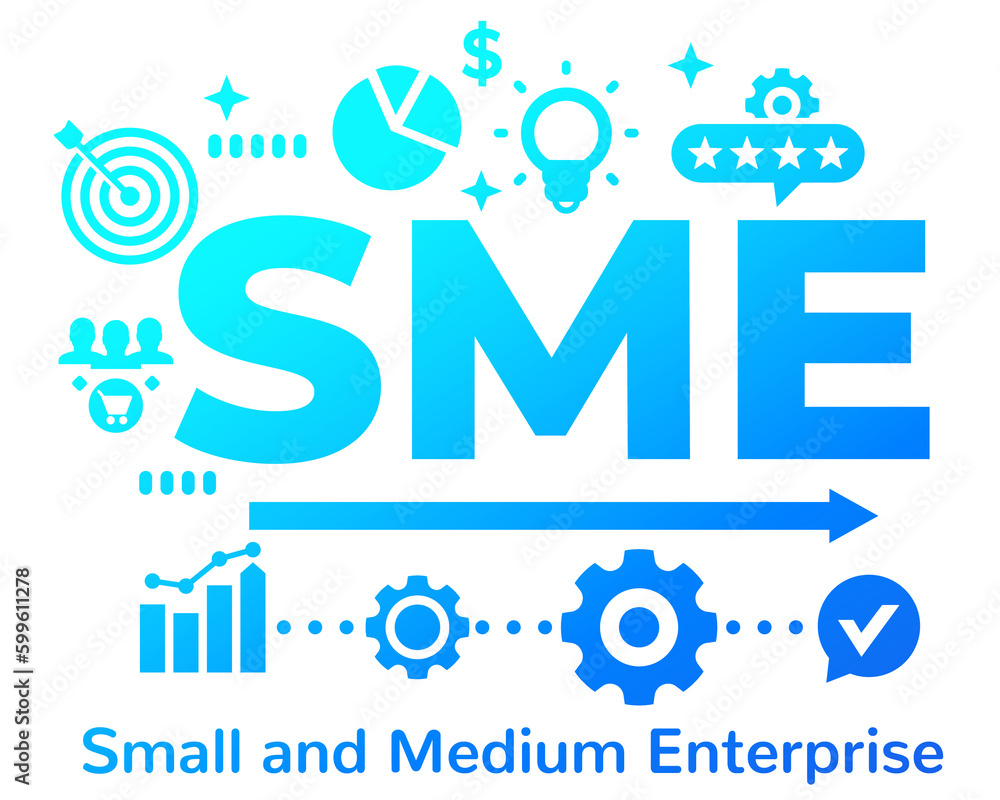 SME, small and medium enterprise, illustration