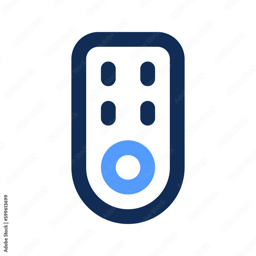remote outline color icon remote outline color icon