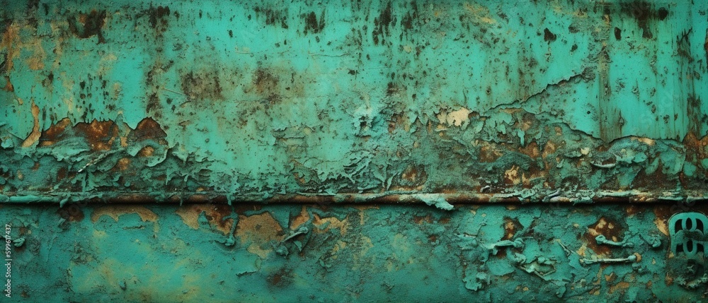 old rusty background. Generative AI