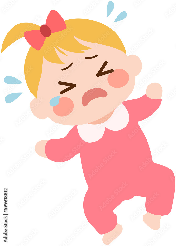 Obraz premium Cry Baby girl lcon