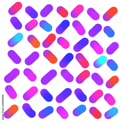 Flat background illustration, modern template, minimal curved design, geometric graphic element, place for text, modern abstract cover set, minimal cover design. Colorful geometric background, vector